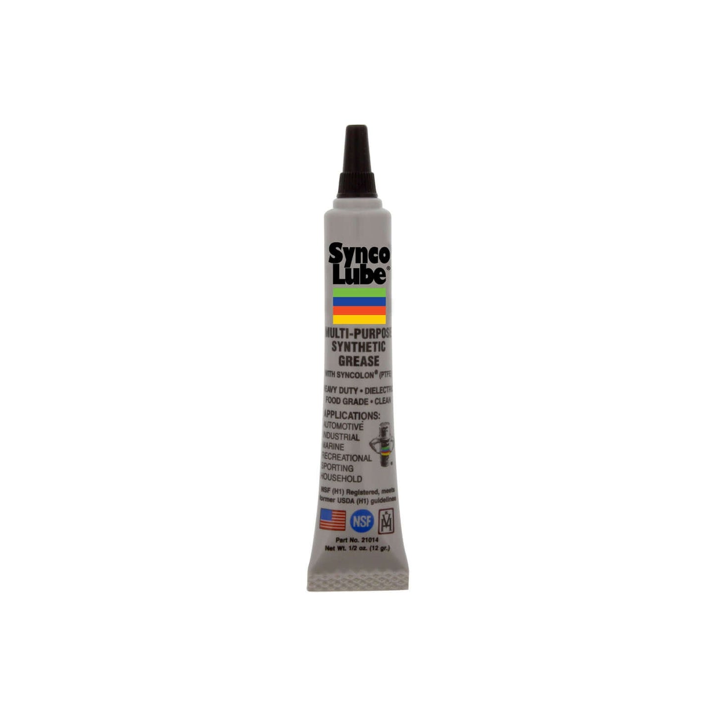 Synco Lube PTFE Mehrzweckfett 12 g Tube – synthetisches Schmierfett für 3D-Drucker Linearlager und Gewindespindeln.