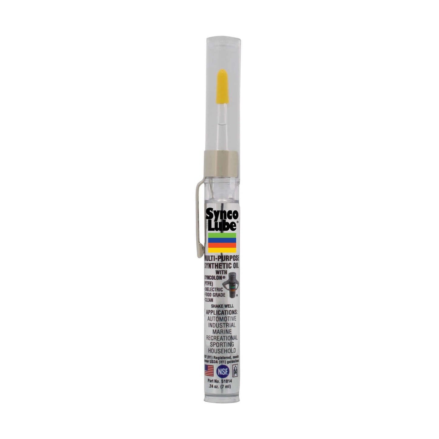Synco Lube Mehrzwecköl mit PTFE – für 3D-Drucker in einer praktischen Applikator-Pipette.
