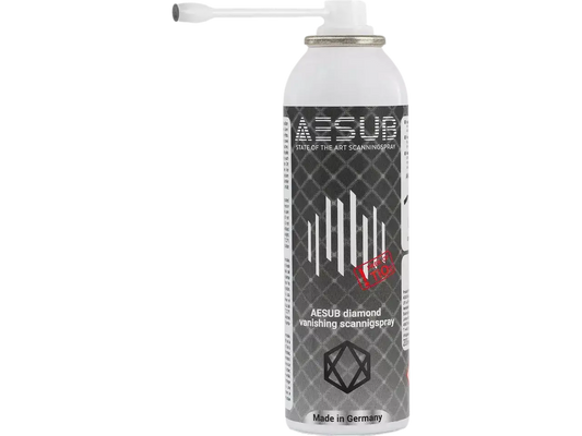 AESUB Diamond Scanspray 200ml in a spray can, designed for scanning small reflective objects.