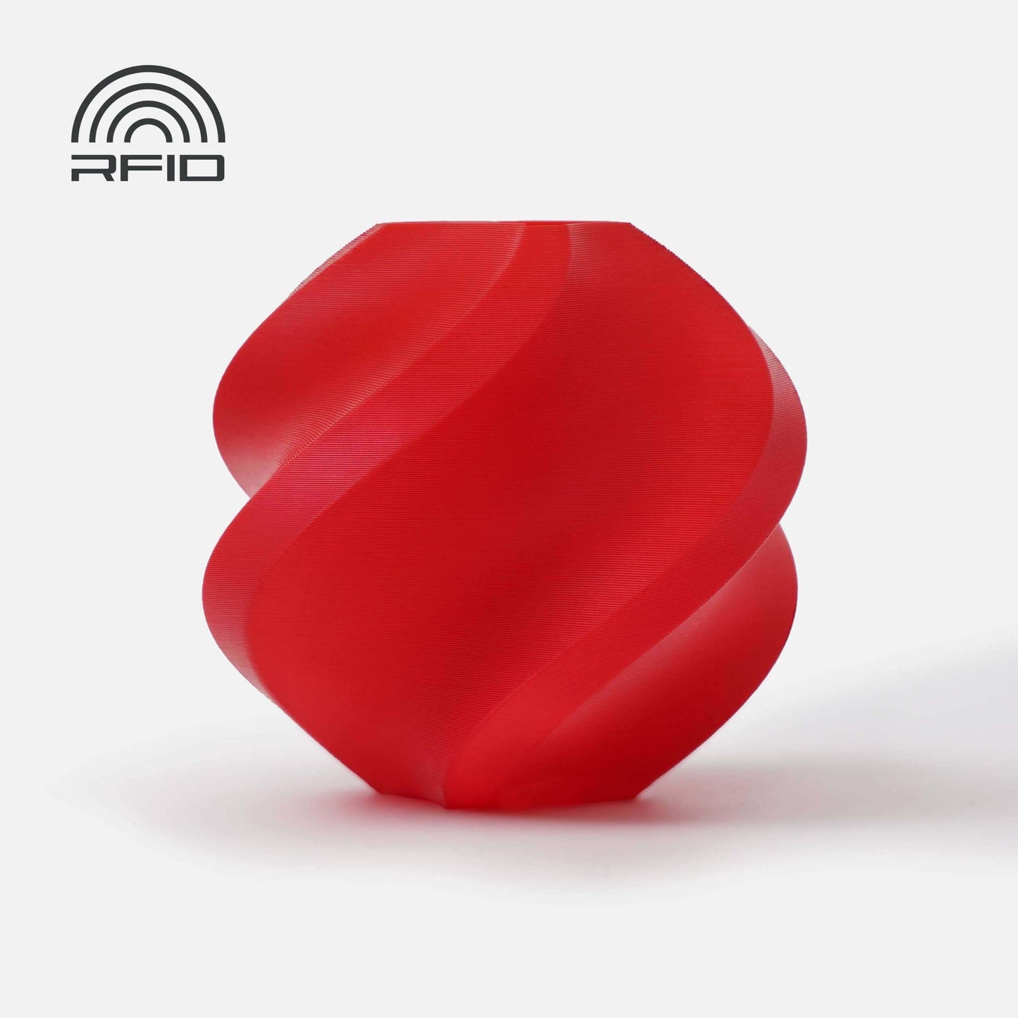 Bambu Lab ABS 3D-druckerzeugnis in rot, ideal für temperaturbeständige Anwendungen.