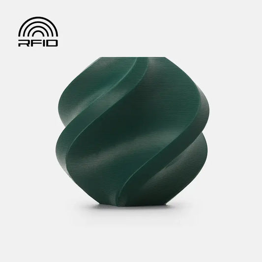 Bambu Lab PETG Basic – Filament für Outdoor & Funktion, gedrucktes Objekt in grünem PETG-Filament.