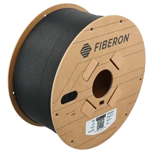 Polymaker Fiberon PA612-CF15 Filament spool showcasing carbon fiber nylon material.