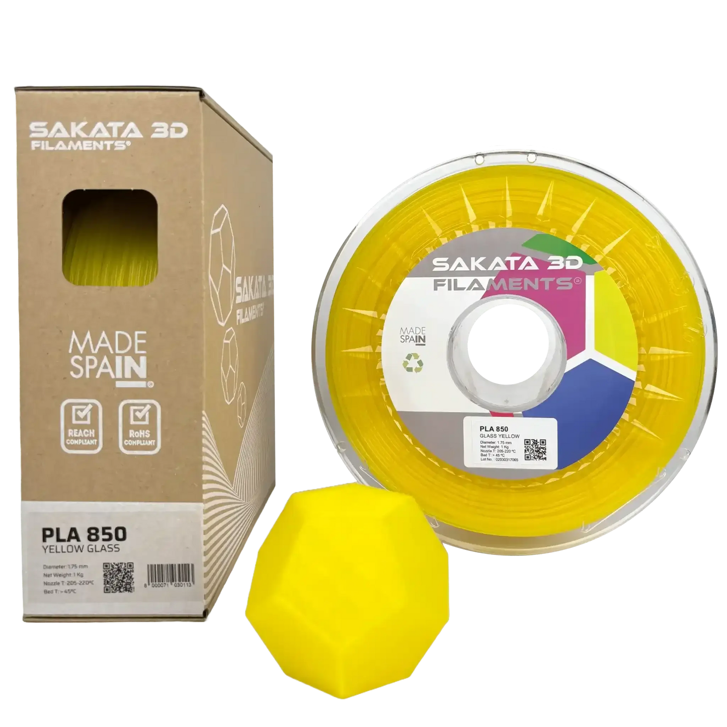 SAKATA 3D PLA 850 GLAS SAKATA 3D #Filamentkontor.de#