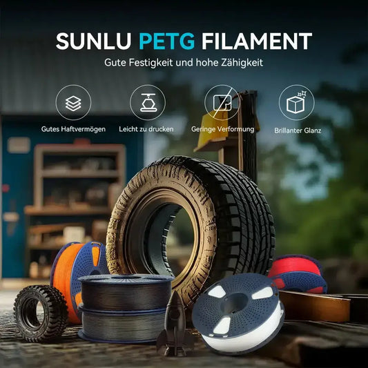 Sunlu PETG Sunlu Filament mit gedrucktem Muster