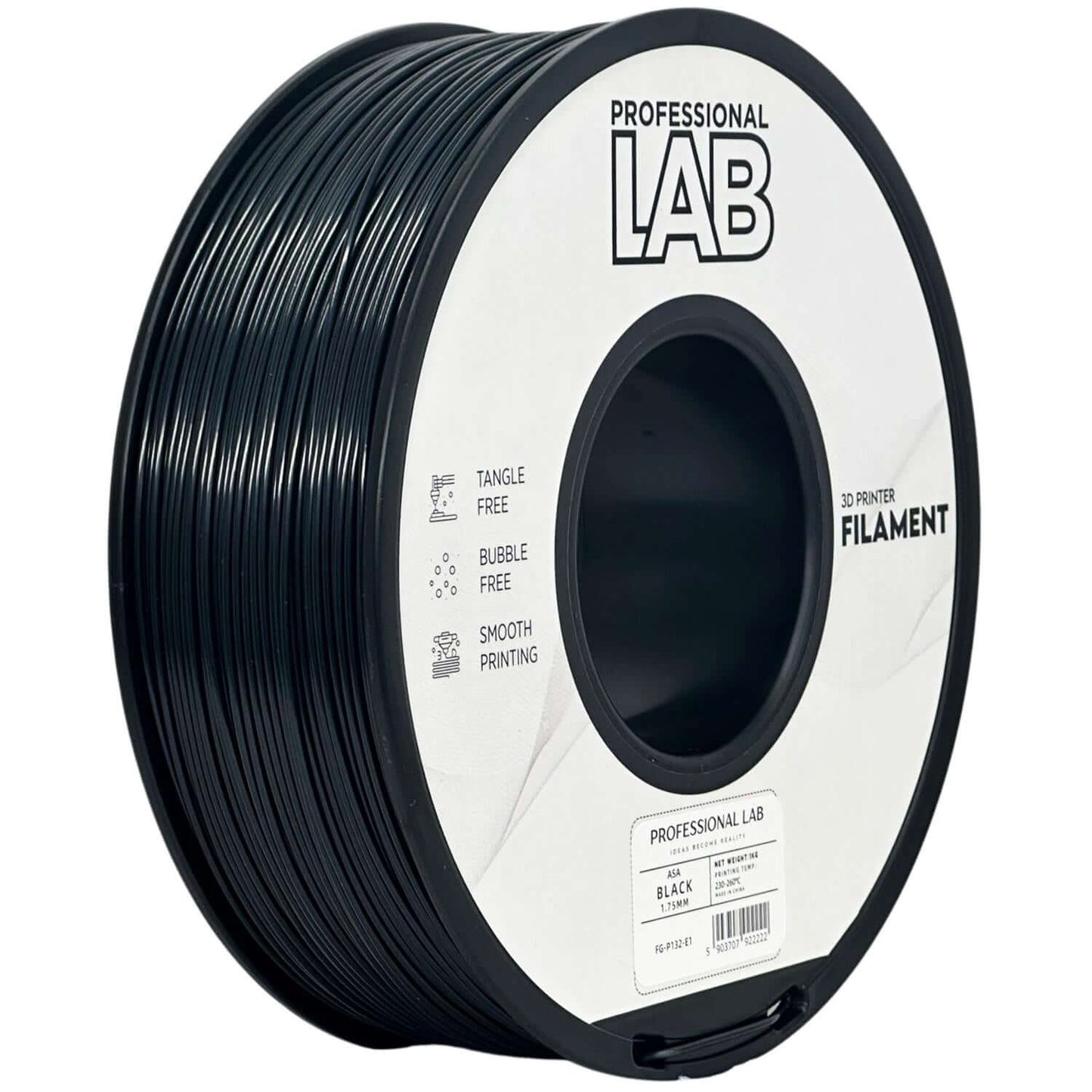 Professional Lab ASA für belastbare Bauteile im Innen- und Außenbereich auf einer Spule für 3D-Druck.