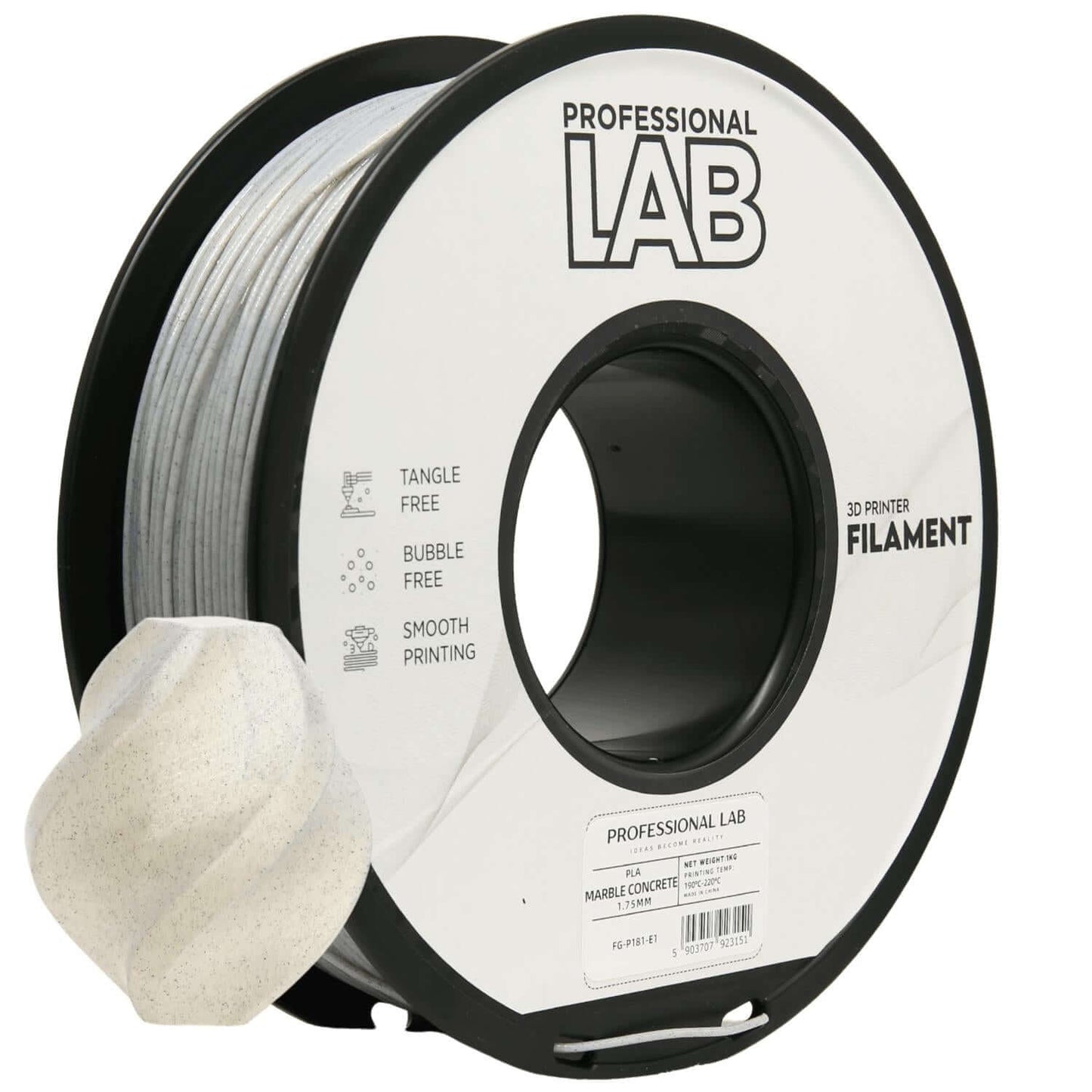 Professional Lab PLA Marble mit Steinoptik