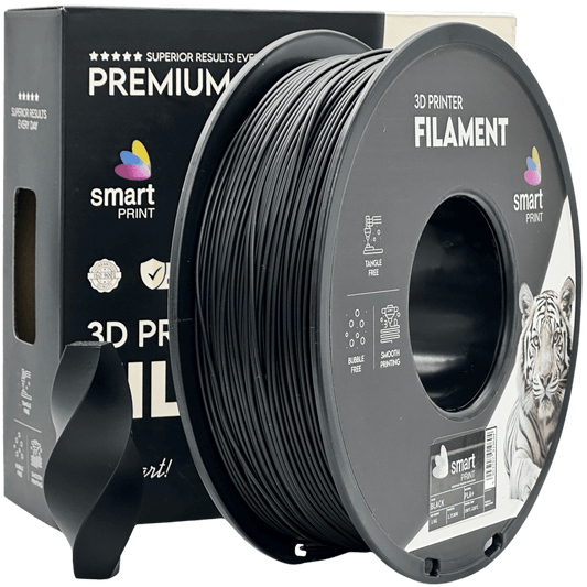 Smart Print PLA+ Filament spool showcasing premium 3D printer filament for reliable printing results.