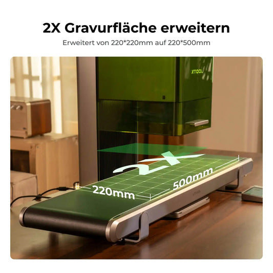 xTool Auto Streamline Conveyor Förderband für F1 Ultra/F2 Ultra/F2 Ultra UV xTool Filamentkontor