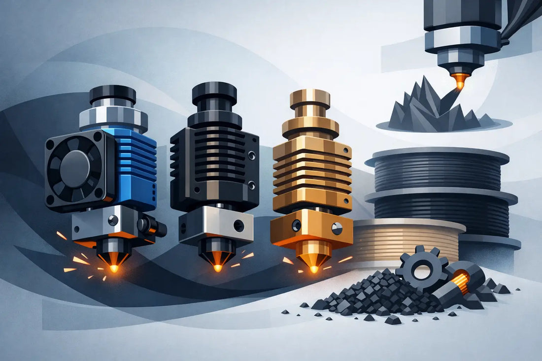 Die besten Hotends für abrasive Filamente
