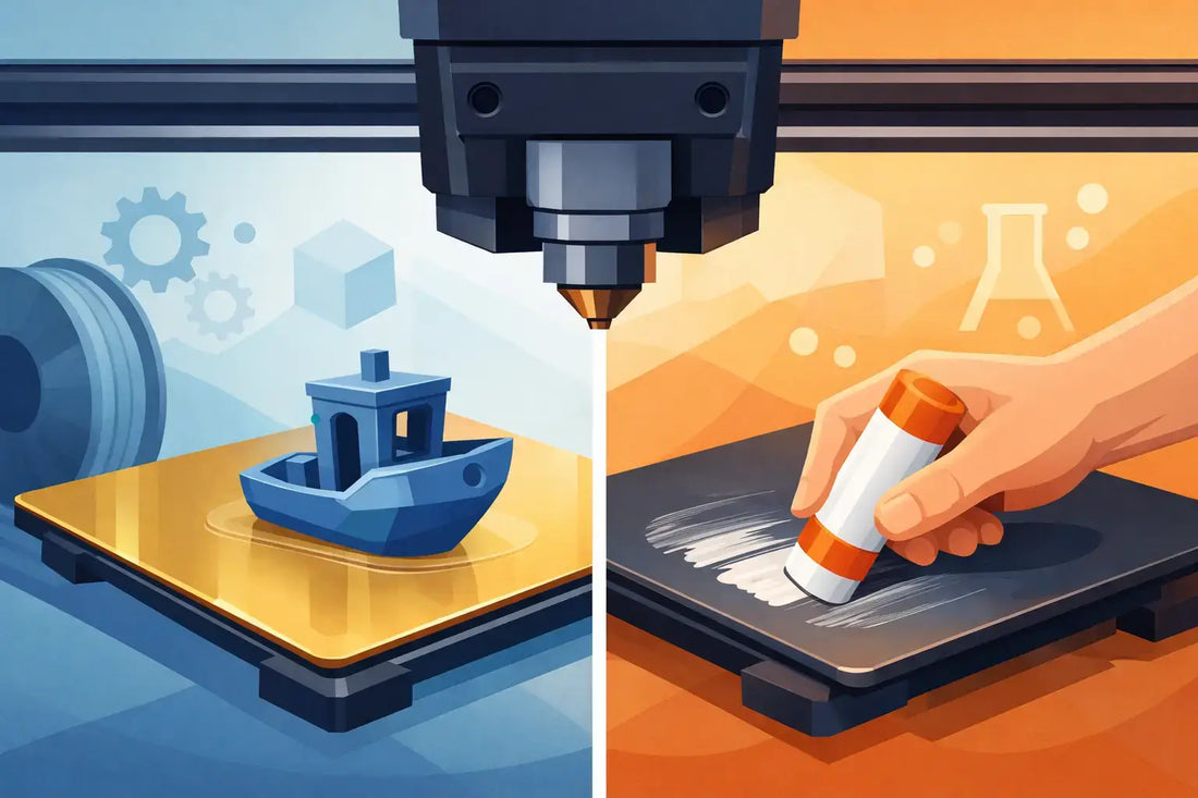 PEI-Platte oder Klebestift beim 3D-Druck?