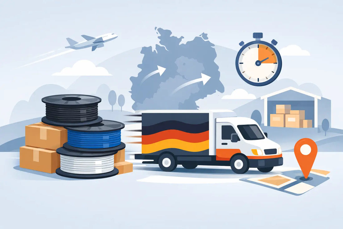 Schneller Filament Versand Deutschland Lieferzeiten
