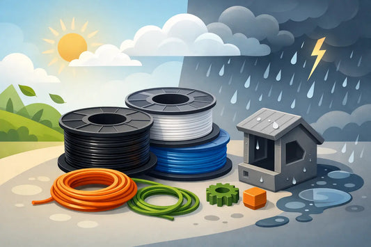 Welches Filament für wetterfeste Teile wählen?