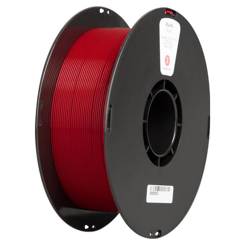 Kexcelled THE K5 PLA – Universelles FDM-Filament in rot auf Spule, geeignet für FDM-Drucker.