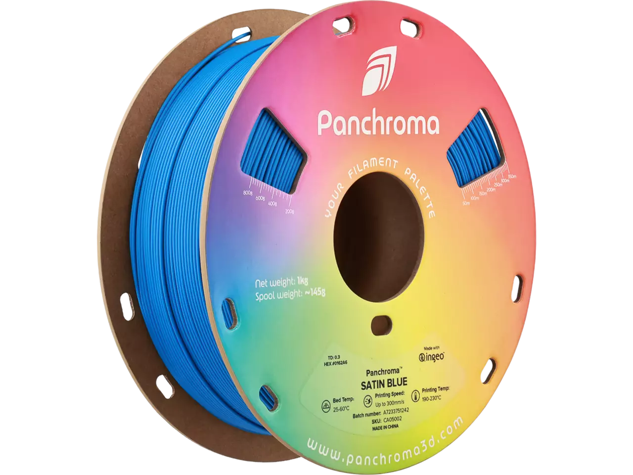 Polymaker Panchroma PLA Satin Filament Blue 1,75mm