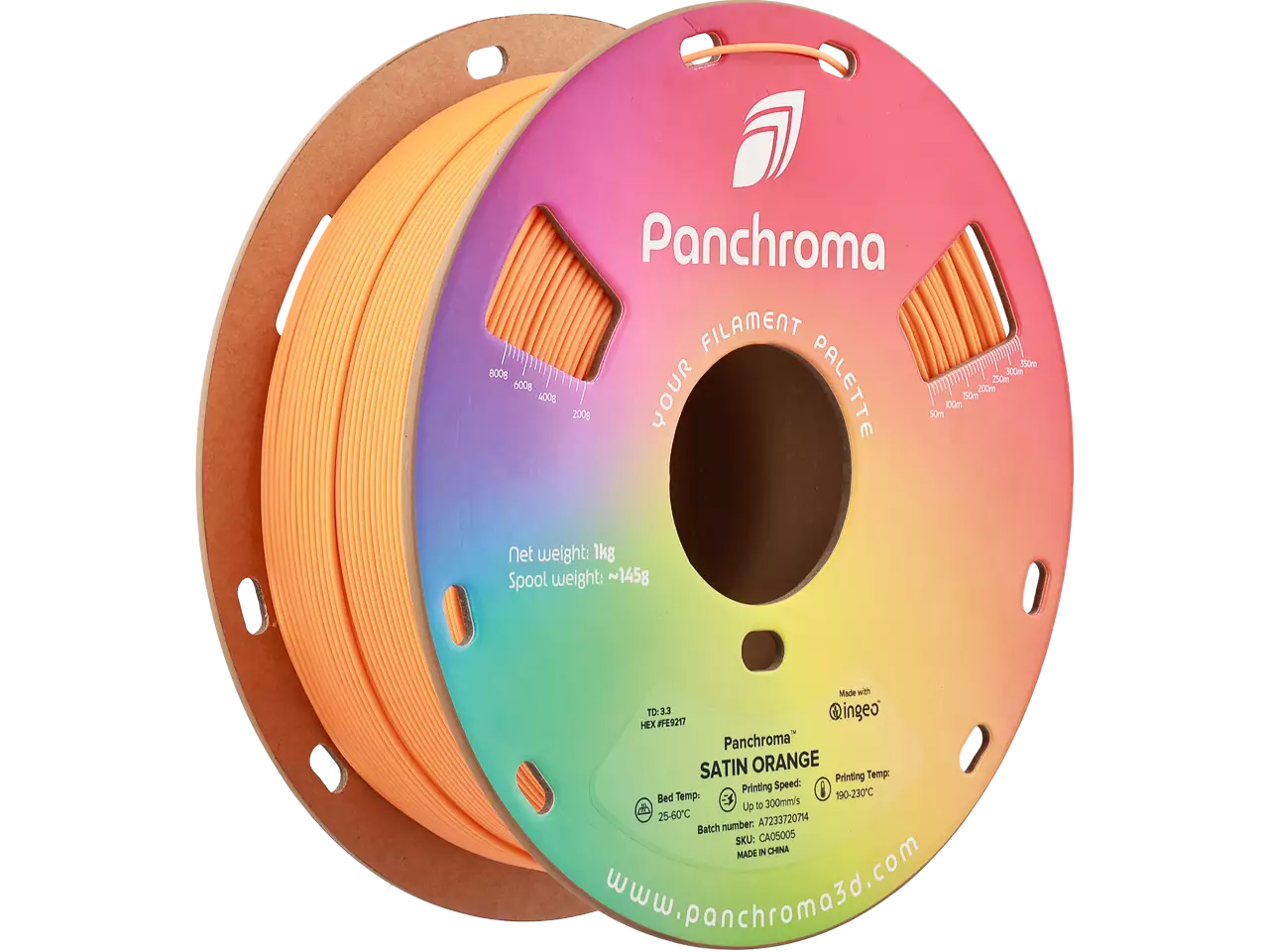 Polymaker Panchroma PLA Satin Filament Orange 1,75mm