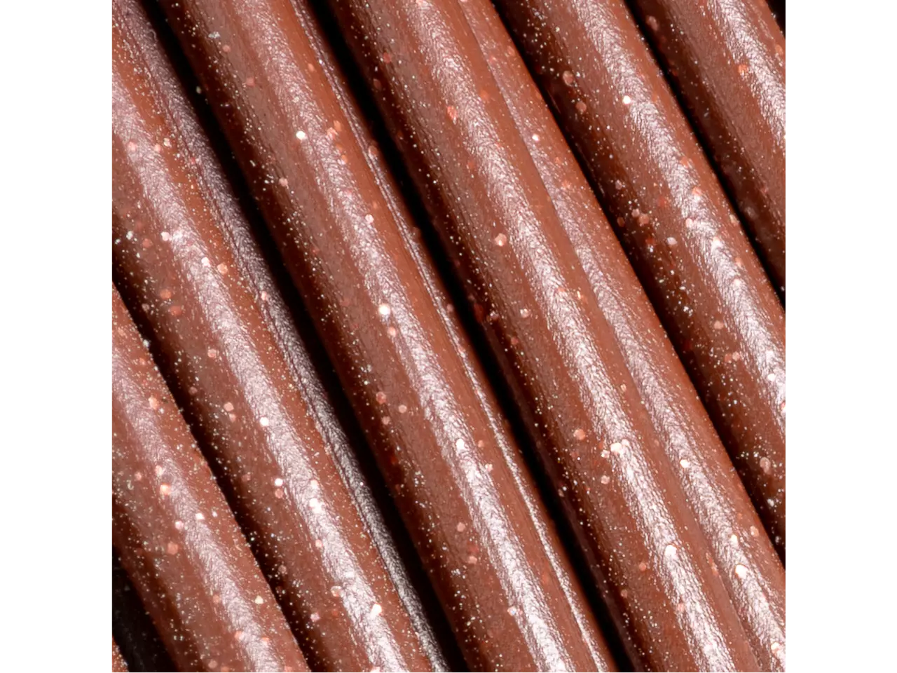 Polymaker Panchroma PLA Galaxy Filament in dark red color with sparkling aluminum particles on a spool.