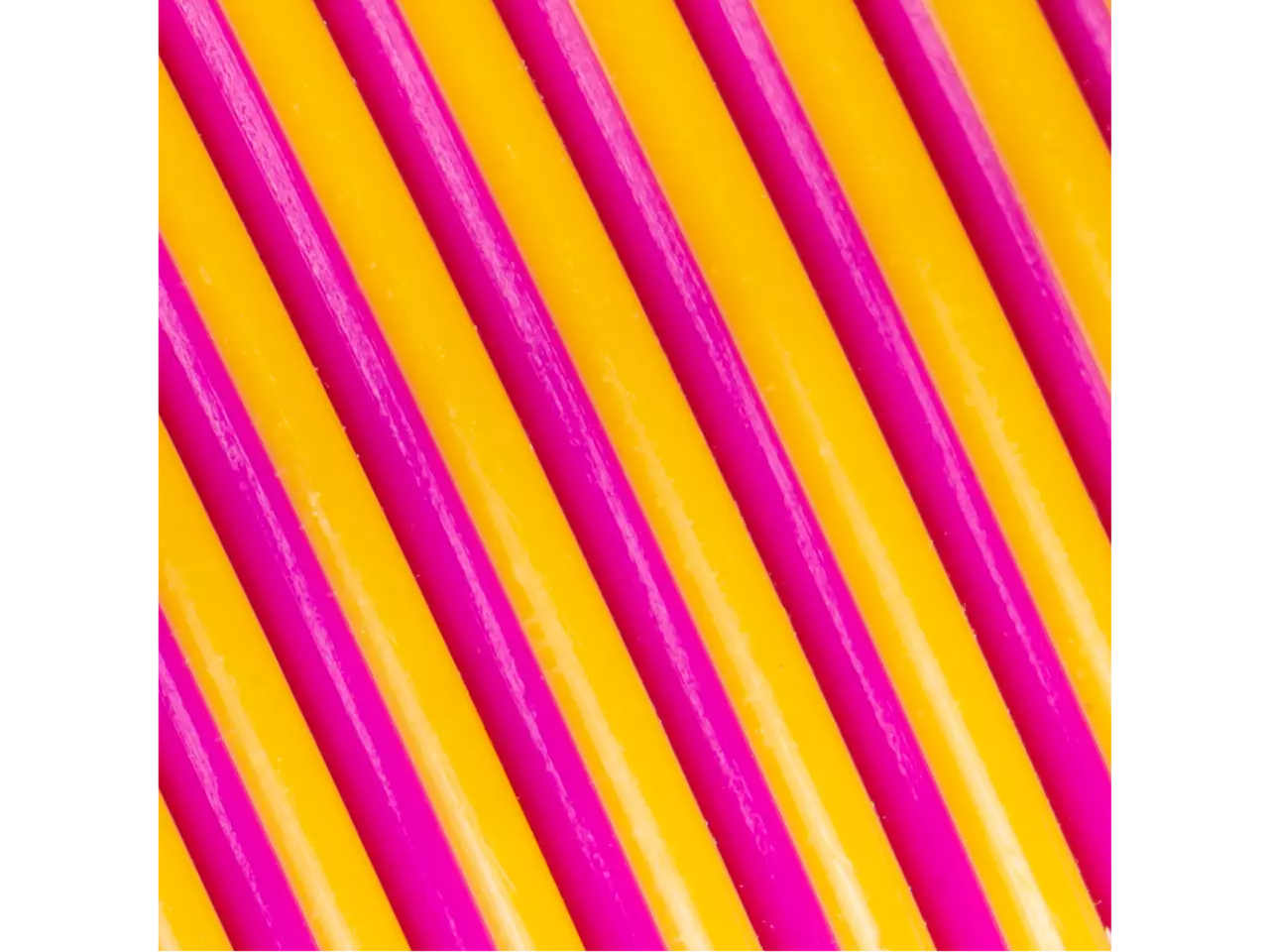 Polymaker Panchroma PLA Dual Silk Filament in vibrant Banquet colors with pink and yellow transitioning hues.