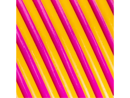 Polymaker Panchroma PLA Dual Silk Filament in vibrant Banquet colors with pink and yellow transitioning hues.