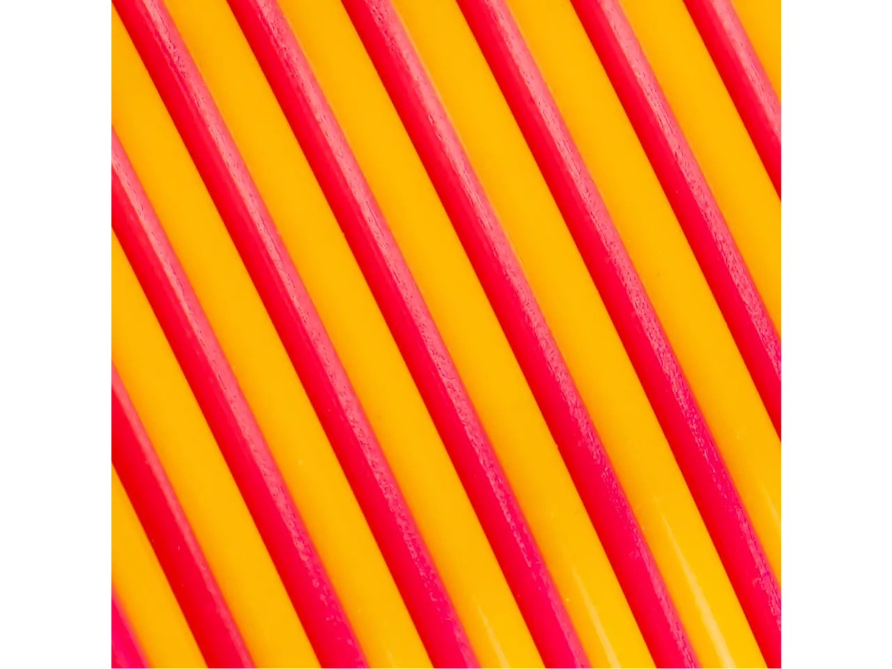 Polymaker Panchroma PLA Dual Silk Filament in Sunset color, showcasing vibrant pink and yellow colors on a spool.
