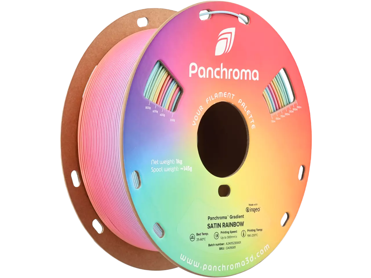 Polymaker Panchroma PLA Gradient Satin Rainbow
