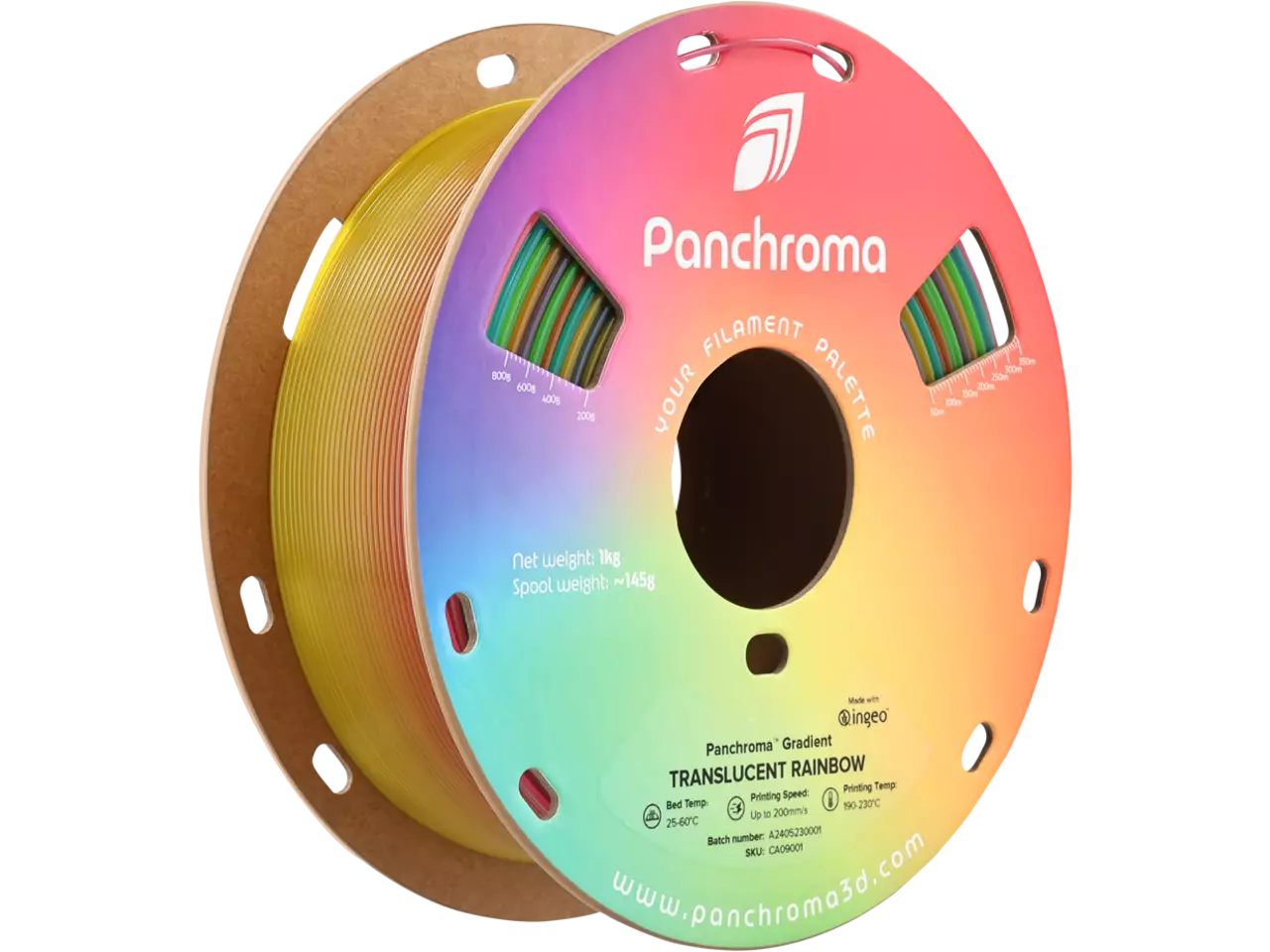 Polymaker Panchroma PLA Gradient Translucent Rainbow