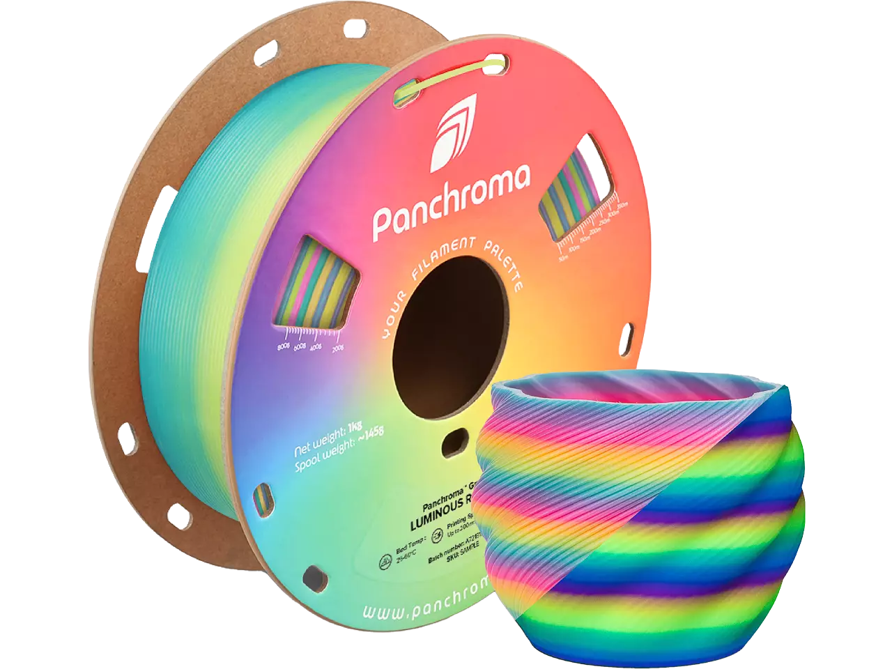 Polymaker Panchroma PLA Gradient Luminous Rainbow