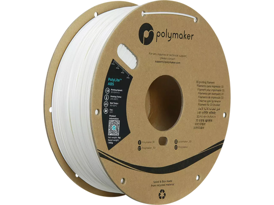 Polymaker PolyLite ABS Filament White 1,75mm