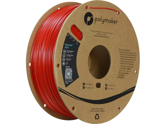 Polymaker PolyLite ASA Galaxy Filament Red 1,75mm