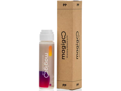 Magigoo PP Klebestift 50 ml in Flasche mit Kartonverpackung.