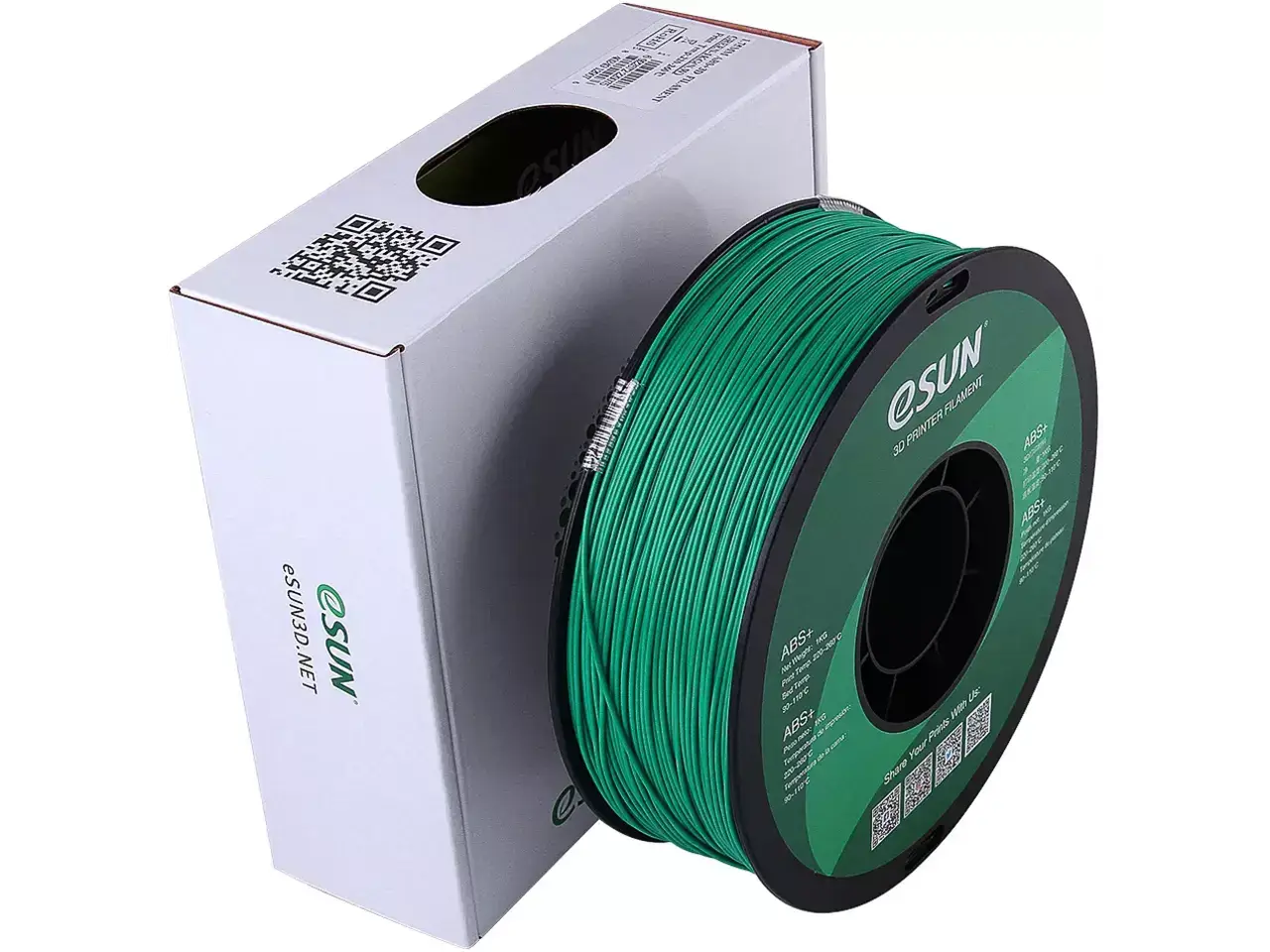 eSUN ABS+ Gruen 3D-Druck Filament