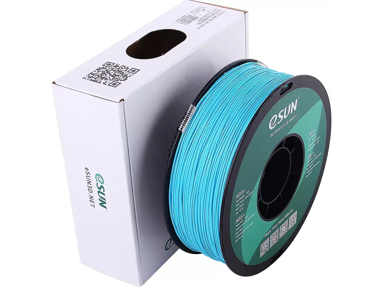 eSUN ABS+ Hellblau 3D-Druck Filament