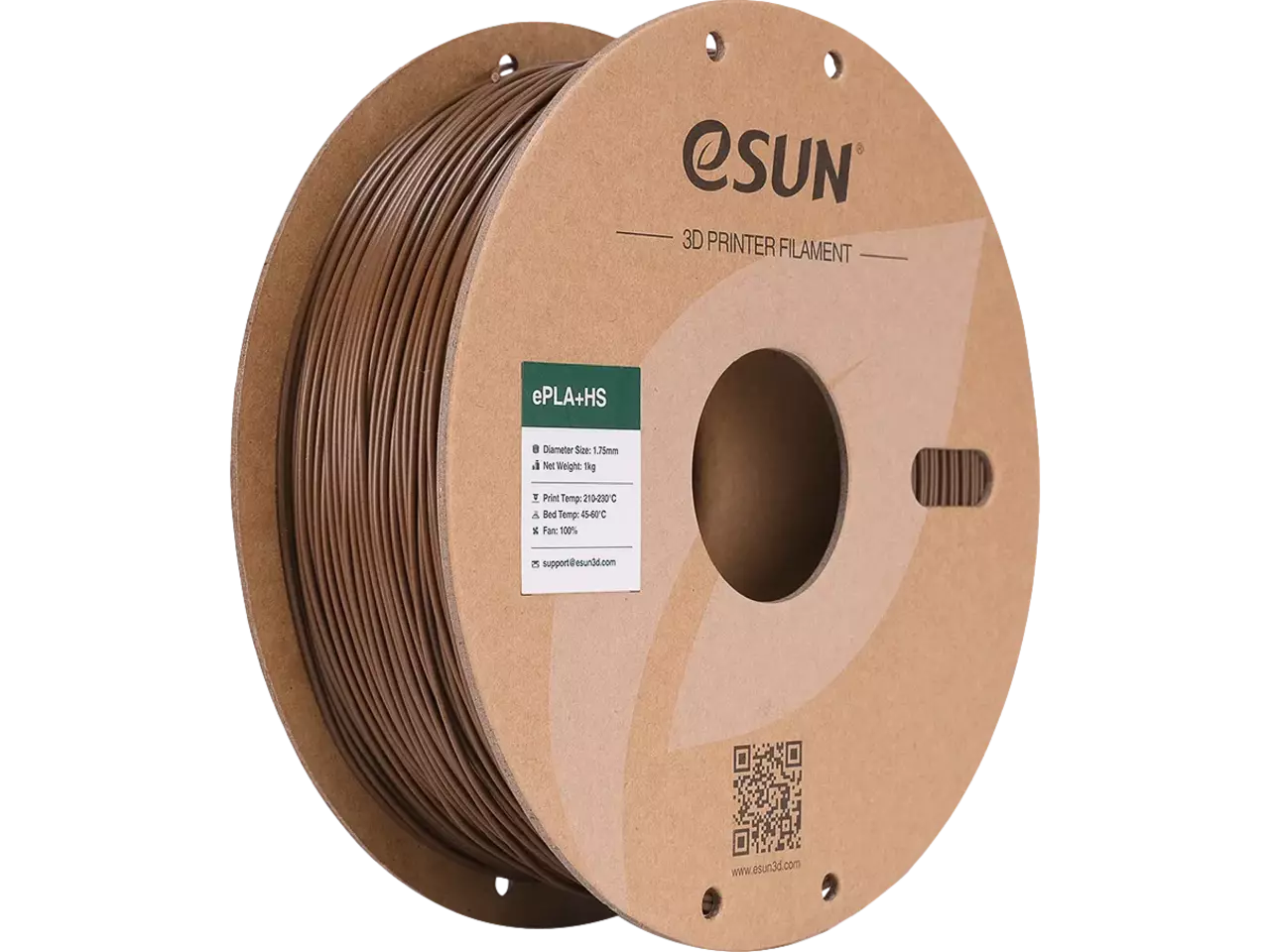 eSUN ePLA+ High Speed Braun 3D-Druck Filament