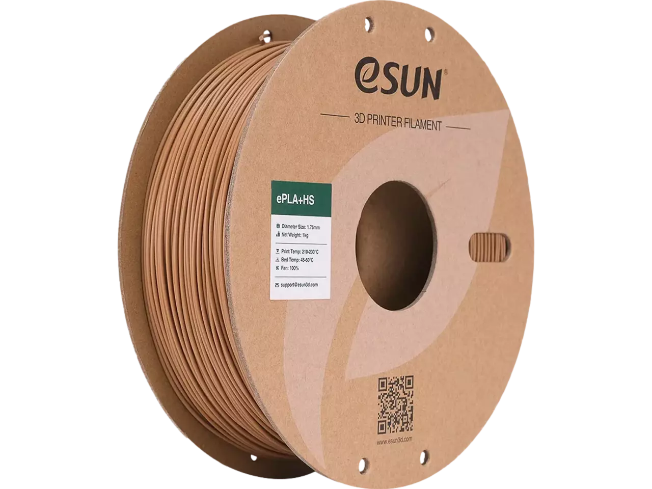 eSUN ePLA+ High Speed Hellbraun 3D-Druck Filament