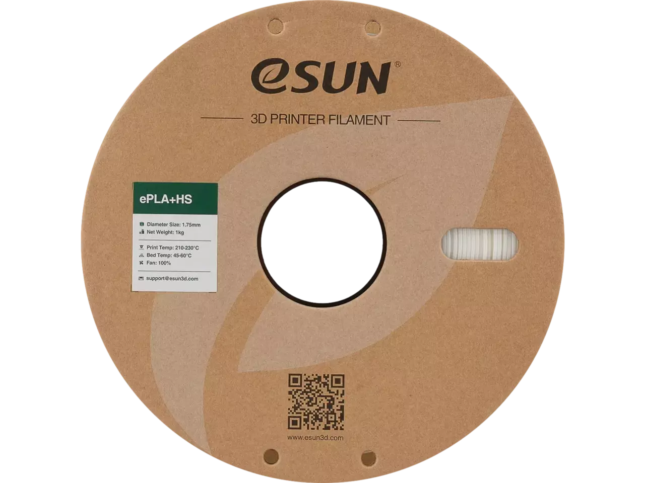 eSUN ePLA+ High Speed Bone White 3D-Druck Filament