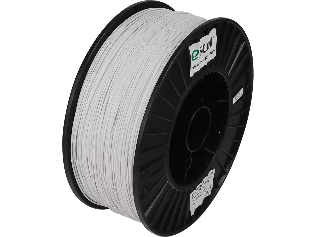 eSUN ABS+ Kaltweiss 2,5kg 3D-Druck Filament