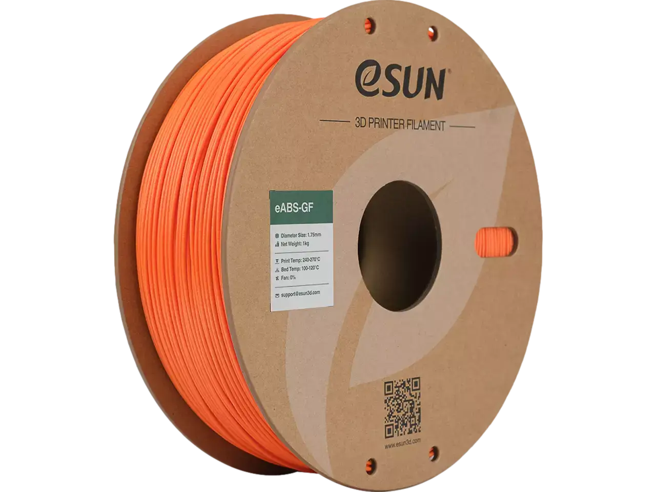 eSUN eABS-GF Orange 3D-Druck Filament