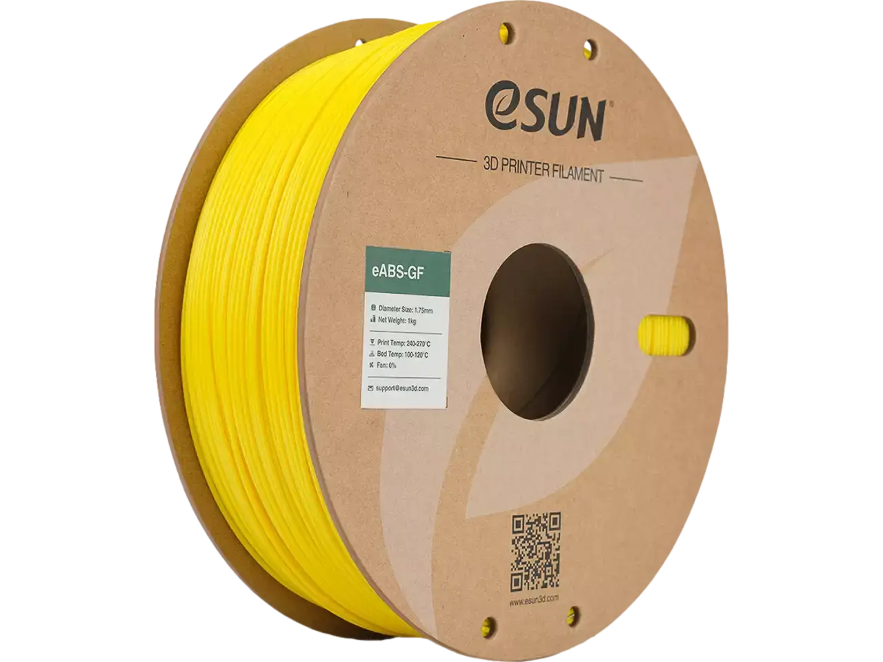 eSUN eABS-GF Gelb 3D-Druck Filament