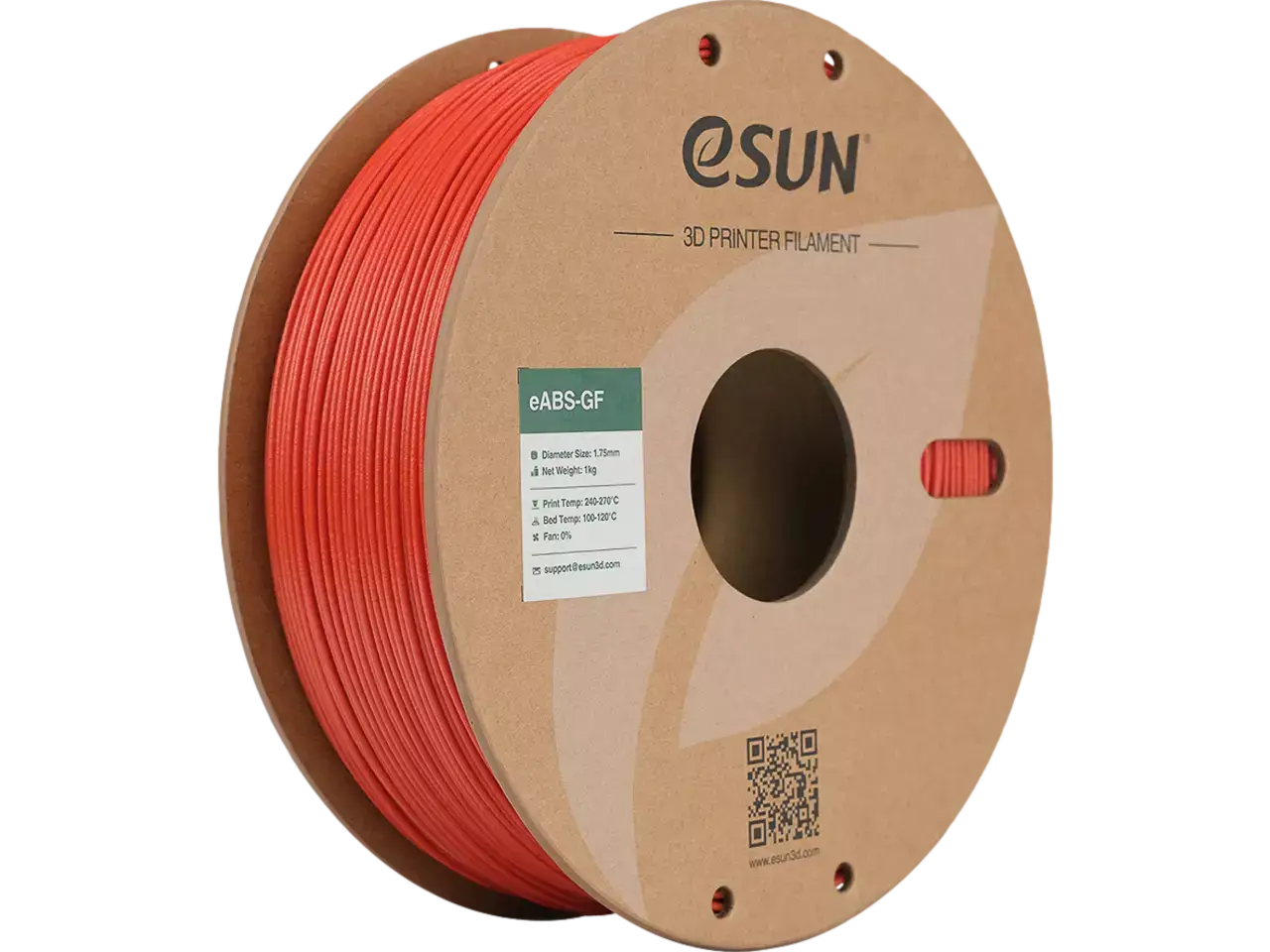 eSUN eABS-GF Rot 3D-Druck Filament