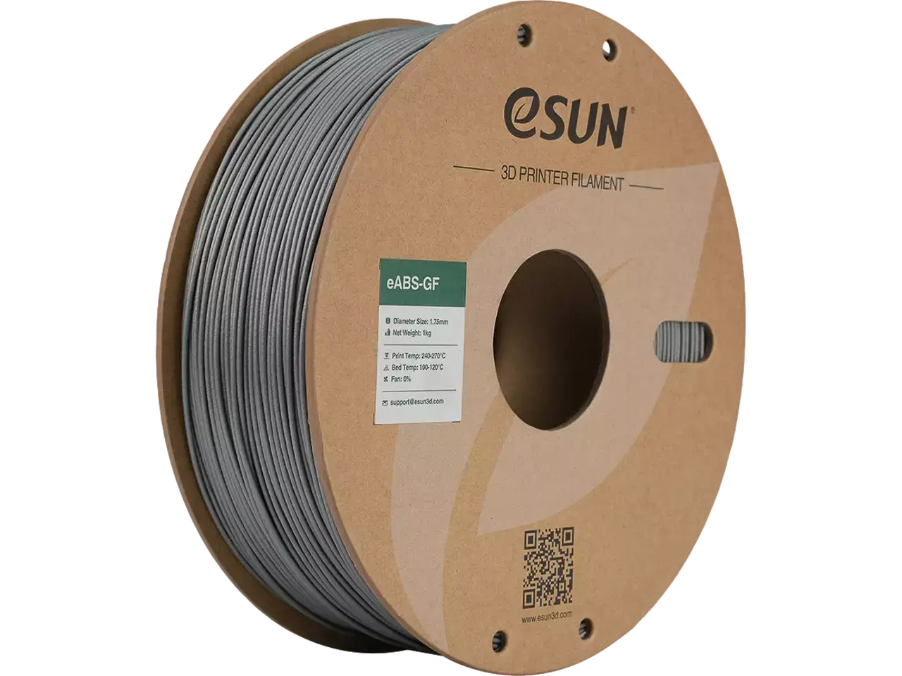 eSUN eABS-GF Silber 3D-Druck Filament