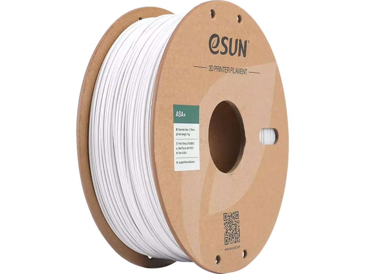 eSUN ASA+ 1,75 mm Filament Kaltweiß