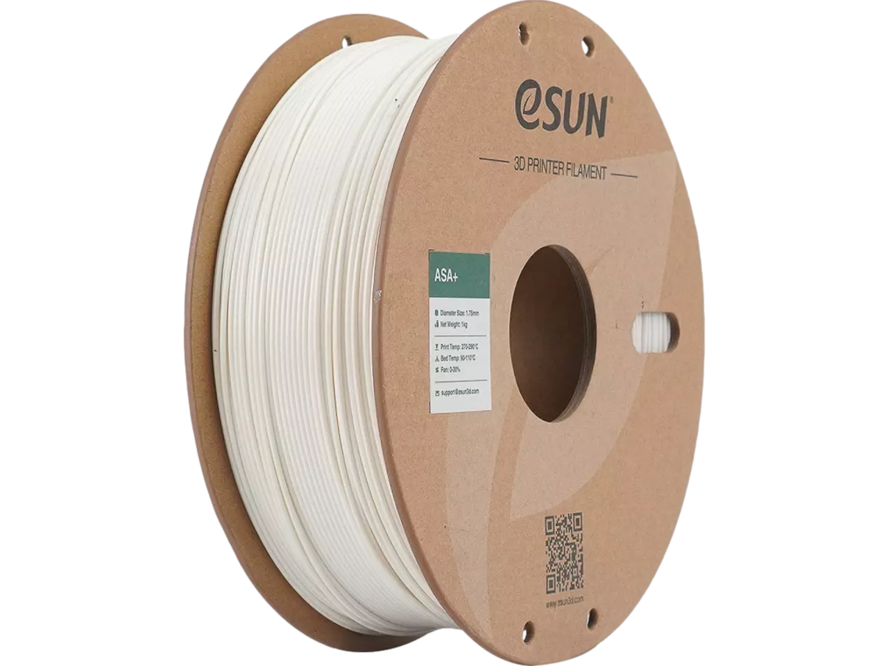 eSUN ASA+ 1,75 mm Filament Warmweiß