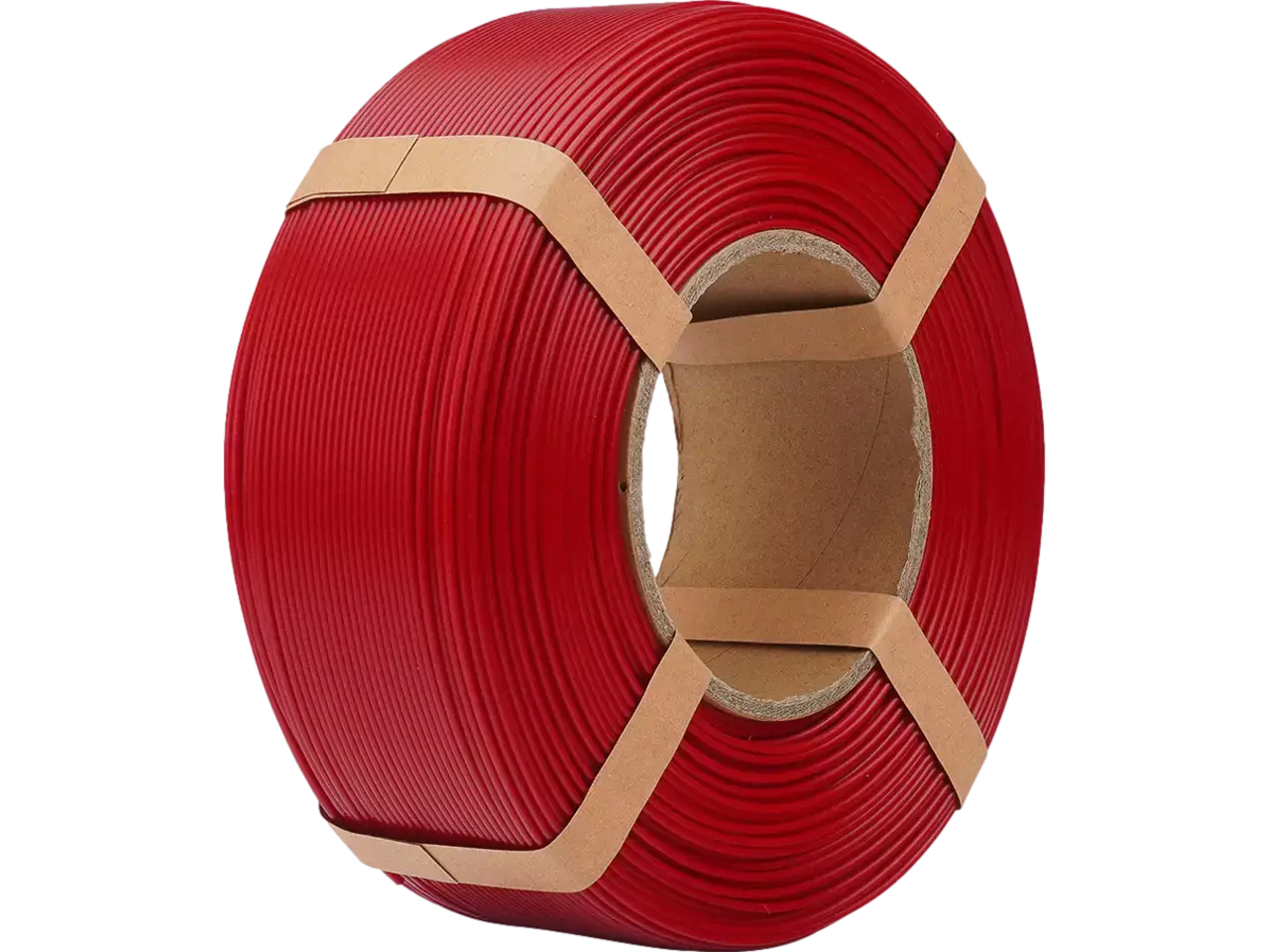 eSUN PLA-Basic -für stabile Ergebnisse, rotes PLA-Filament auf einer Rolle für 3D-Druck