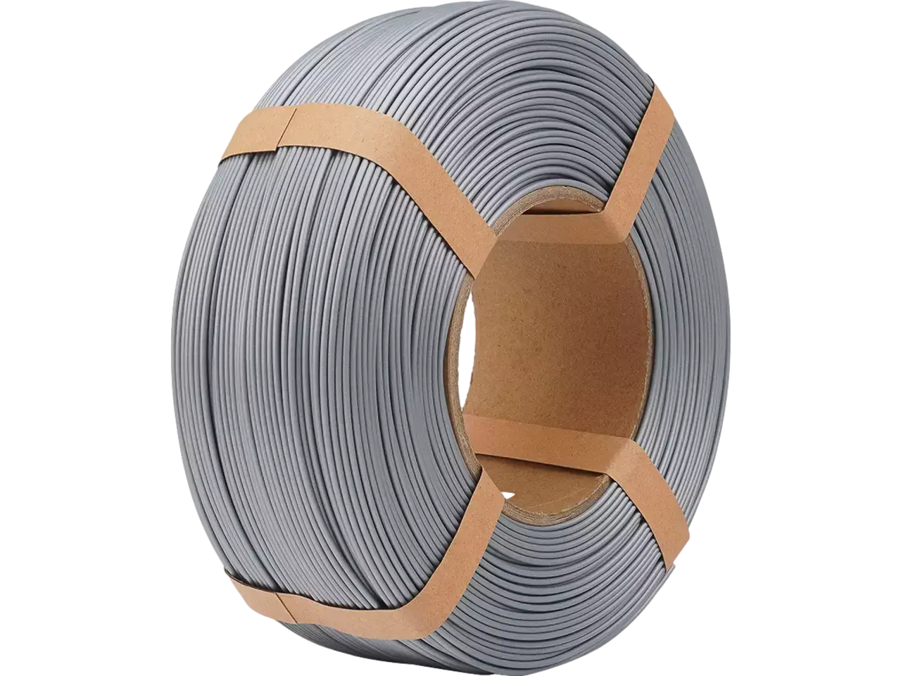 eSUN PLA-Basic -für stabile Ergebnisse, grau PLA-Filament auf Spule für FDM-3D-Druck.