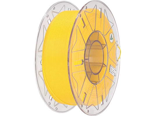 CREALITY PLA RFID für effizienten FDM/FFF‑Druck, gelbes PLA-Filament auf Spule.