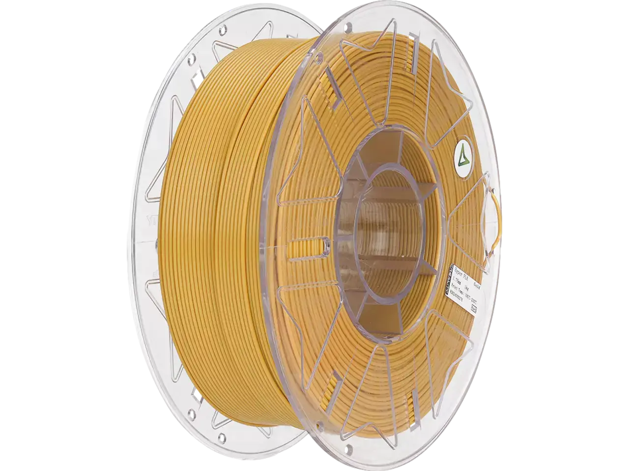 CREALITY PLA RFID für effizienten FDM/FFF‑Druck in gelber Ausführung auf Spule.