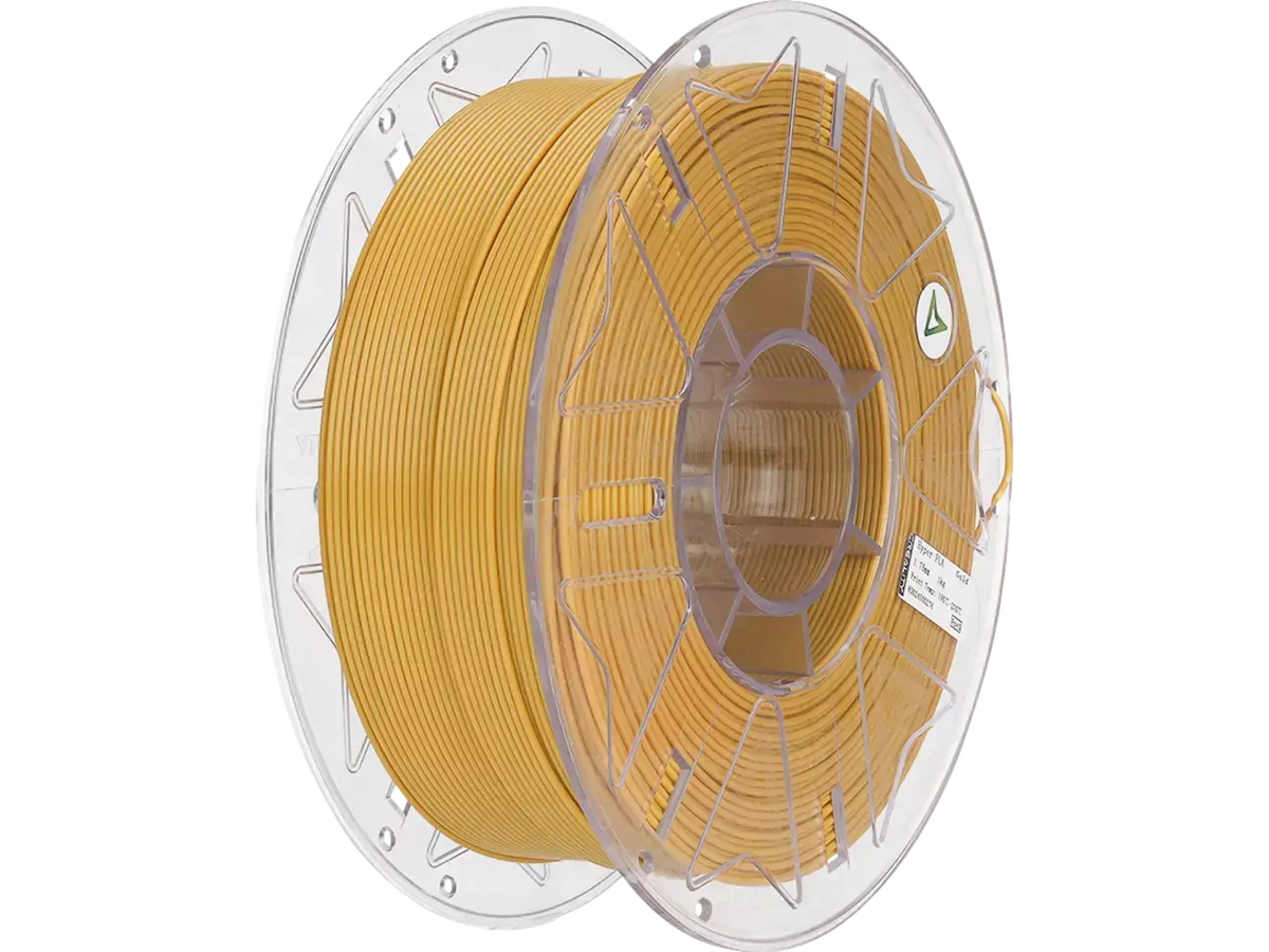 CREALITY PLA RFID für effizienten FDM/FFF‑Druck in gelber Ausführung auf Spule.