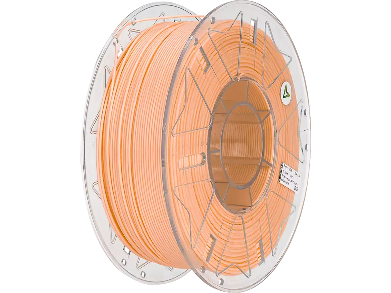 CREALITY PLA RFID für effizienten FDM/FFF‑Druck - orange PLA-Filament auf Spule.
