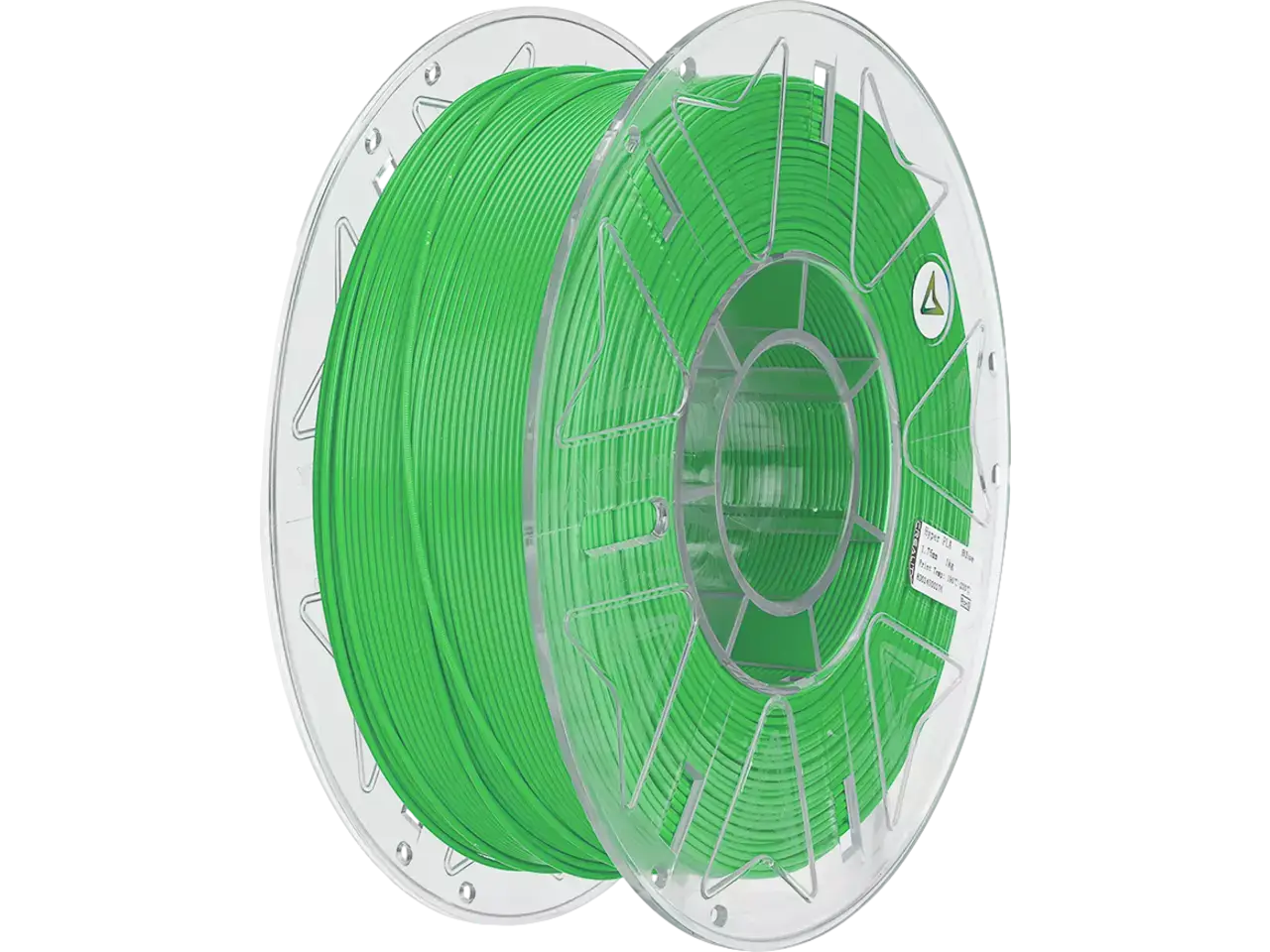 CREALITY PLA RFID für effizienten FDM/FFF‑Druck in leuchtendem grünem Filament.