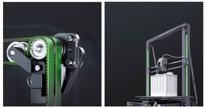 Detailansicht des CoreXZ-Bewegungssystems des Creality Ender-3 V3 Plus 3D Drucker – CoreXZ, 300³