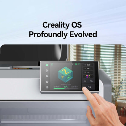 Creality K2 Plus Combo – FDM 3D-Drucker mit CFS, Display mit Creality OS für verbesserte Benutzerfreundlichkeit.